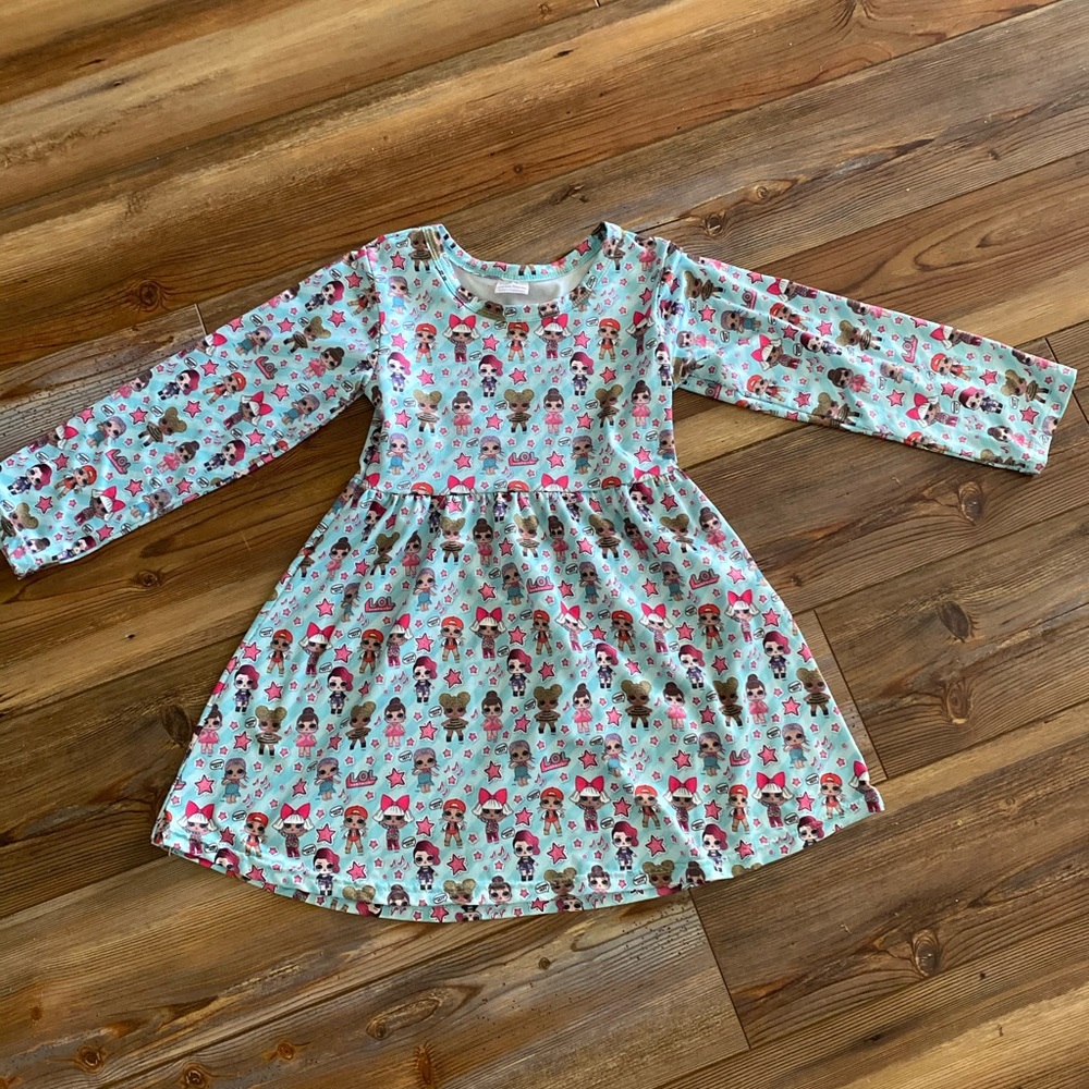 LOL Doll dress 5-6t